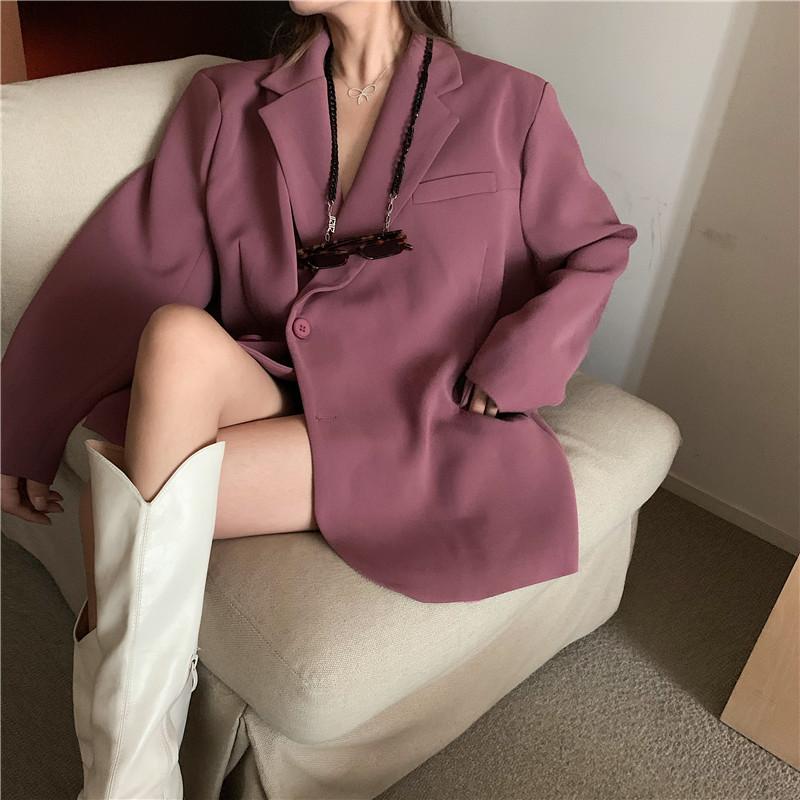 Self Design Purple Suit Jacket Female Autumn Winter Korean Fashion Blazer Loose All-match Casual Long Sleeve Coats Women' Suits & Blazers
Self Design Purple Suit Jacket Female Autumn Winter Korean Fashion Blazer Loose All-match Casual Long Sleeve Coats Women' Suits & Blazers