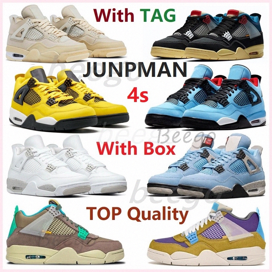 

with box 4s Black Cats Sail men women shoes 4 Cat Lightning Linen Retro Oreo Red Psg Matalic Purple Off White University blue UNC silt jordán jordan jordan4s travis, Socks (3 pairs)