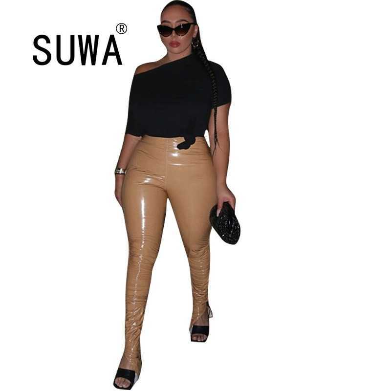 Solid Color PU Leather Classic Pencil Pants For Women Spring Fall Office Ladies High Waisted Trousers Fashion Bodycon Streetwear 210525, Khaki
Solid Color PU Leather Classic Pencil Pants For Women Spring Fall Office Ladies High Waisted Trousers Fashion Bodycon Streetwear 210525, Khaki