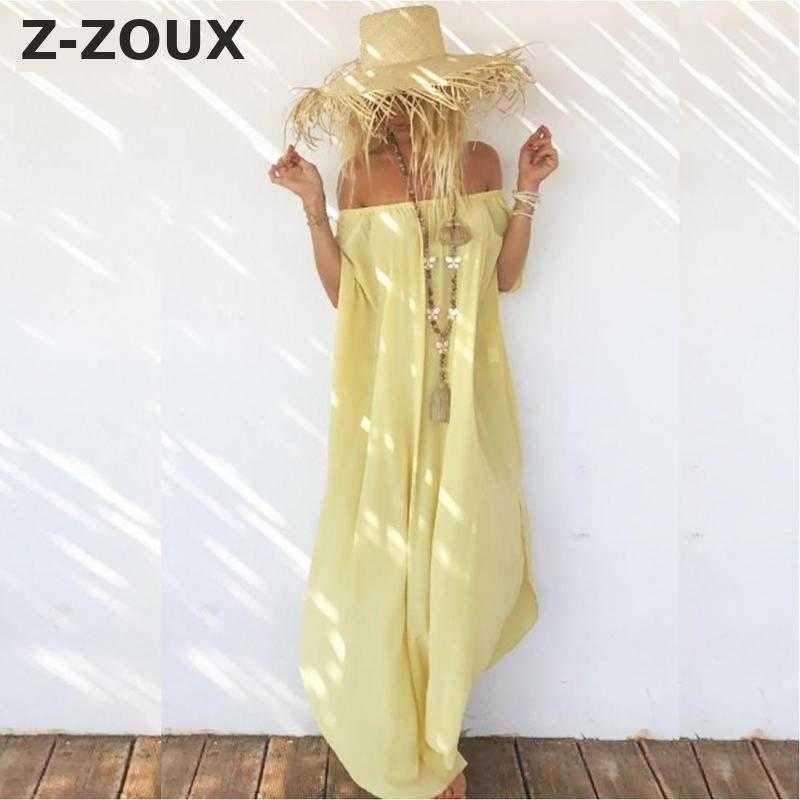 Women Dress Slash Neck Off Shoulder Bohemia es Sexy Long Print Floral Maxi Chiffon Split Beach es 210524, Khaki
Women Dress Slash Neck Off Shoulder Bohemia es Sexy Long Print Floral Maxi Chiffon Split Beach es 210524, Khaki