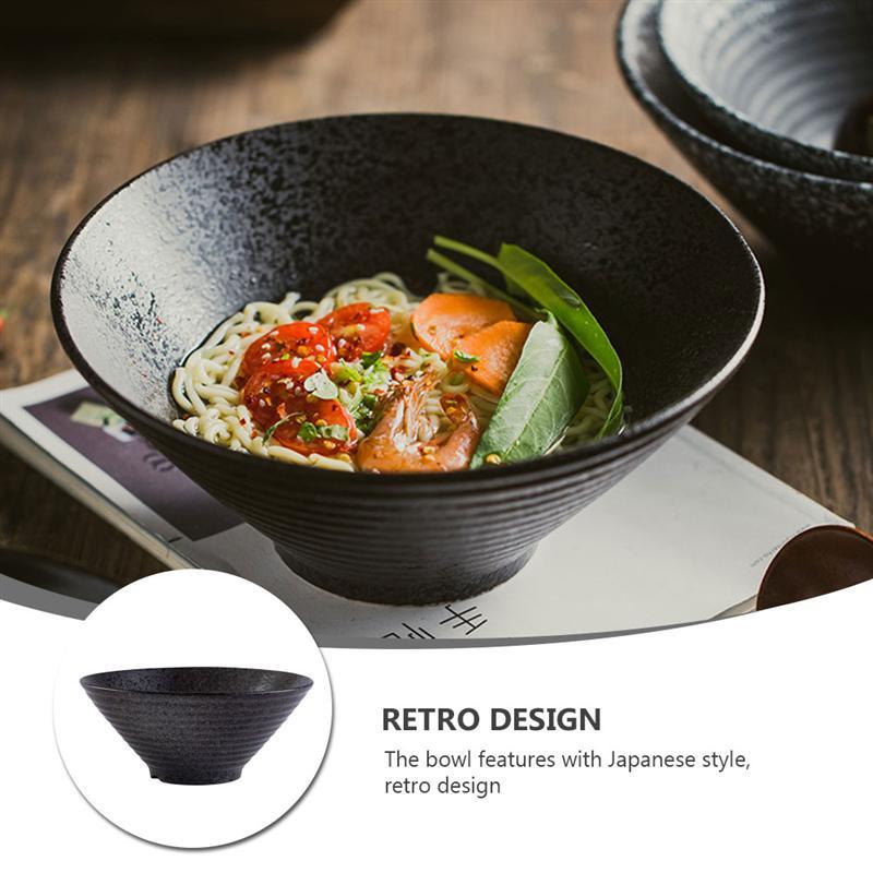 1pc Creative Restaurant Ramen Bowl Simple Japanese Style Home Ceramic Threaded Bowls
1pc Creative Restaurant Ramen Bowl Simple Japanese Style Home Ceramic Threaded Bowls
