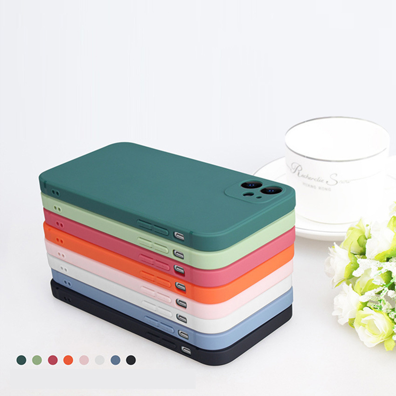 TPU Soft phone cases for iPhone 12 Pro Max 12 Mini 11 Max XR XS X 8 7 Plus 6 6s Plus Candy colors Back silicone Anti-fall Cover
TPU Soft phone cases for iPhone 12 Pro Max 12 Mini 11 Max XR XS X 8 7 Plus 6 6s Plus Candy colors Back silicone Anti-fall Cover