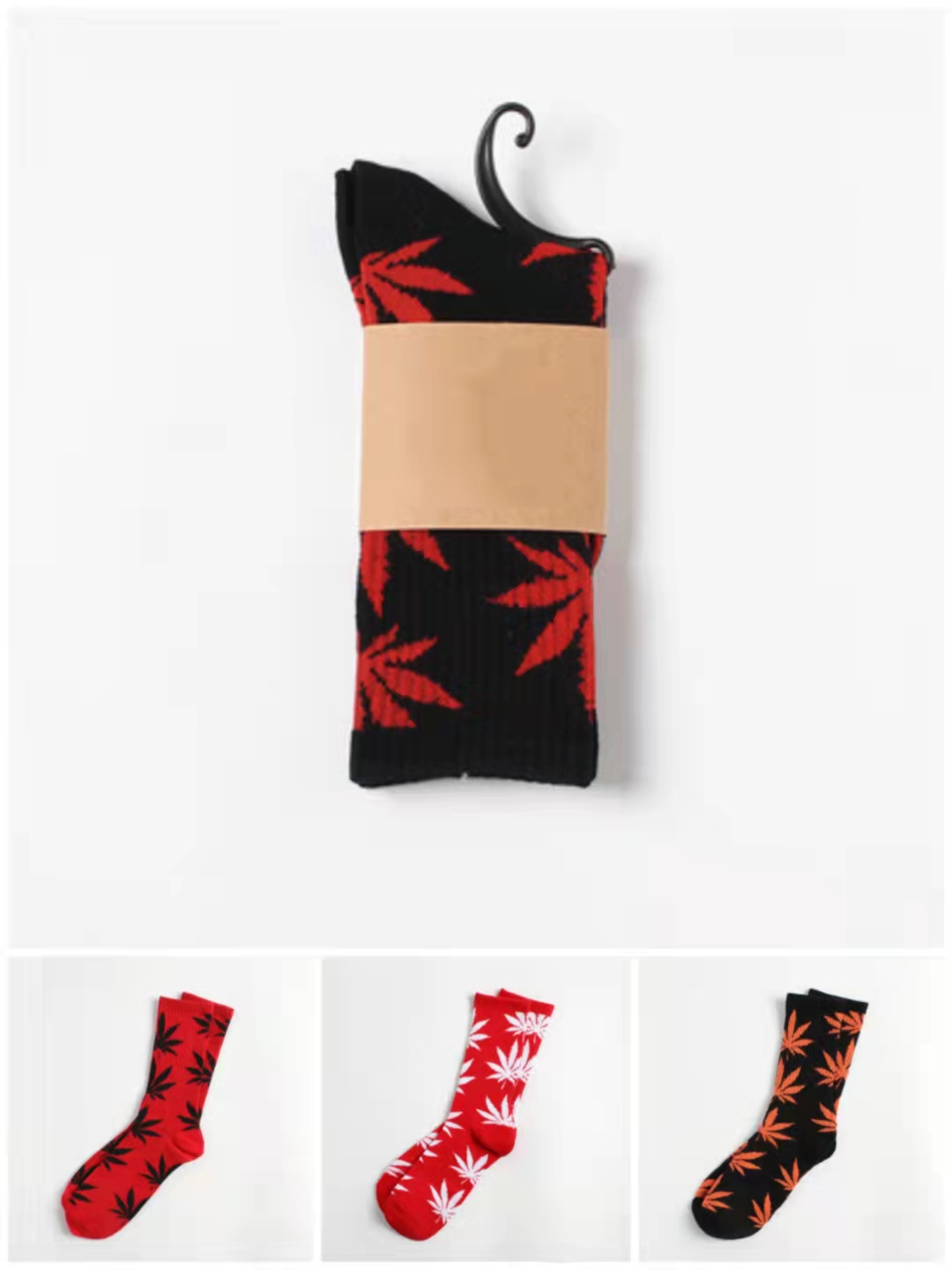 Multicolor maple leaf skateboard hip hop sports socks men's and women's high-quality cotton Christmas plant pattern wholesale FREE Express, Black
Multicolor maple leaf skateboard hip hop sports socks men's and women's high-quality cotton Christmas plant pattern wholesale FREE Express, Black