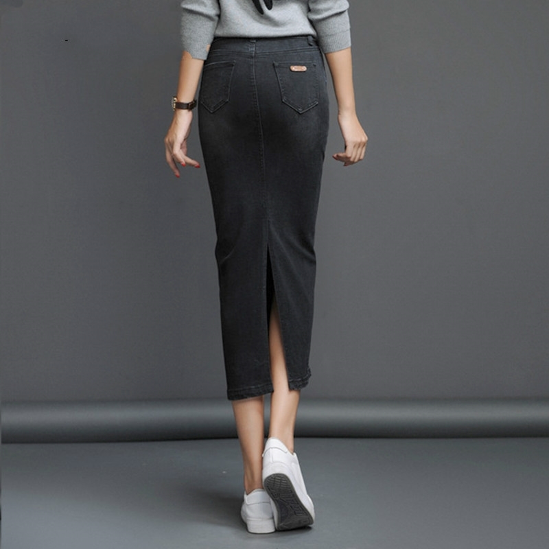 Open Side Skirt for Women High Waist Denim s Long Jeans Female Pencil Ladies Maxi s 210603, Black
Open Side Skirt for Women High Waist Denim s Long Jeans Female Pencil Ladies Maxi s 210603, Black