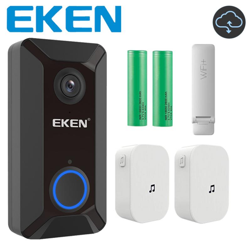 V6 Black Wireless Cloud Storage Home Security Intercom Door Bell 720P Night Vision IR Motion Detection Alarm Doorbell Doorbells
V6 Black Wireless Cloud Storage Home Security Intercom Door Bell 720P Night Vision IR Motion Detection Alarm Doorbell Doorbells