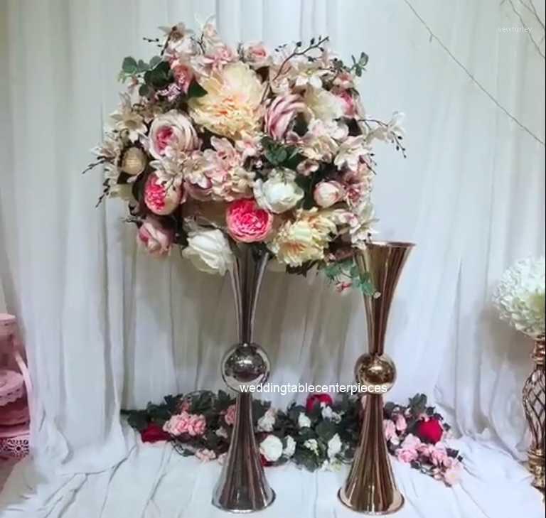 Party Decoration 8 Pcs )silver Vase And Flower Centerpiece ,glass Trumpet For Weddings Tb3011
Party Decoration 8 Pcs )silver Vase And Flower Centerpiece ,glass Trumpet For Weddings Tb3011