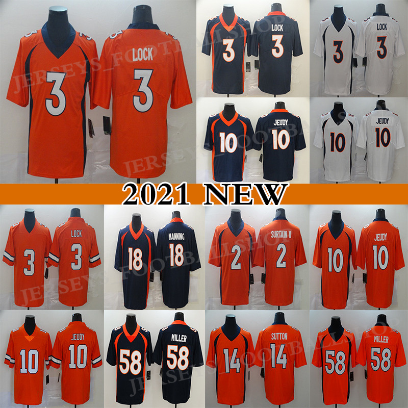 3 Drew Lock 10 Jerry Jeudy Football Jersey Von Miller DenverBroncosPeyton Manning 14 Courtland Sutton Men's Stitched jerseys, White
3 Drew Lock 10 Jerry Jeudy Football Jersey Von Miller DenverBroncosPeyton Manning 14 Courtland Sutton Men's Stitched jerseys, White