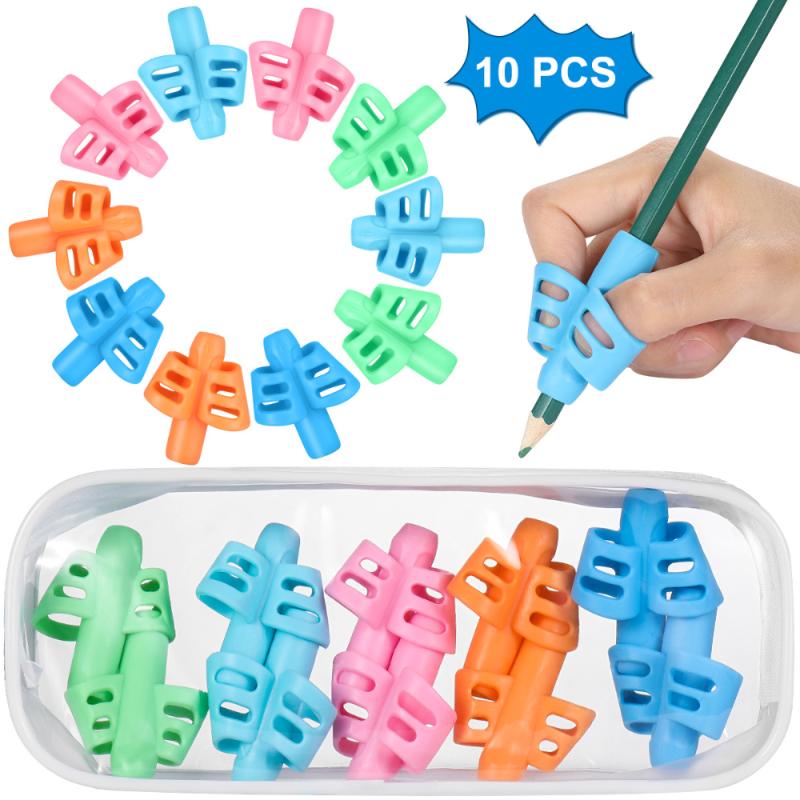 Partykindom 10PCS Silicone Double Fingers Writing Posture Correctors Trainer With 1PC Pencil Case Refills, Black;red
Partykindom 10PCS Silicone Double Fingers Writing Posture Correctors Trainer With 1PC Pencil Case Refills, Black;red