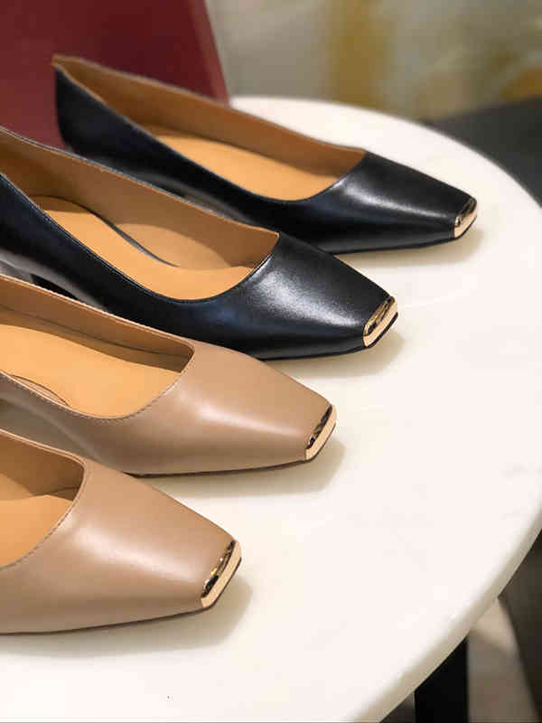 slippers england's murched lady of the office soft leather gold toe square foot elegant shoes high heels women women's sandals v61, Black
slippers england's murched lady of the office soft leather gold toe square foot elegant shoes high heels women women's sandals v61, Black