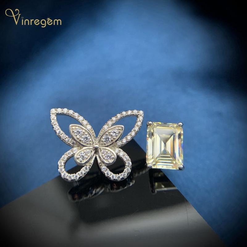 Cluster Rings Vinregem Romantic 925 Sterling Silver Emerald Cut Citrine Created Moissanite Gemstone Wedding Party Open Ring Fine Jewelry Gif, Golden;silver
Cluster Rings Vinregem Romantic 925 Sterling Silver Emerald Cut Citrine Created Moissanite Gemstone Wedding Party Open Ring Fine Jewelry Gif, Golden;silver