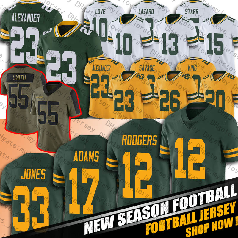 12 Aaron Rodgers Jones Love 17 Davante Adams Jersey Mason Crosby ZaDarius Smith Jaire Alexander Darnell Savage Football Jerseys Eric Stokes David Bakhtiari Favre, Man custom jersey (bzg)
12 Aaron Rodgers Jones Love 17 Davante Adams Jersey Mason Crosby ZaDarius Smith Jaire Alexander Darnell Savage Football Jerseys Eric Stokes David Bakhtiari Favre, Man custom jersey (bzg)