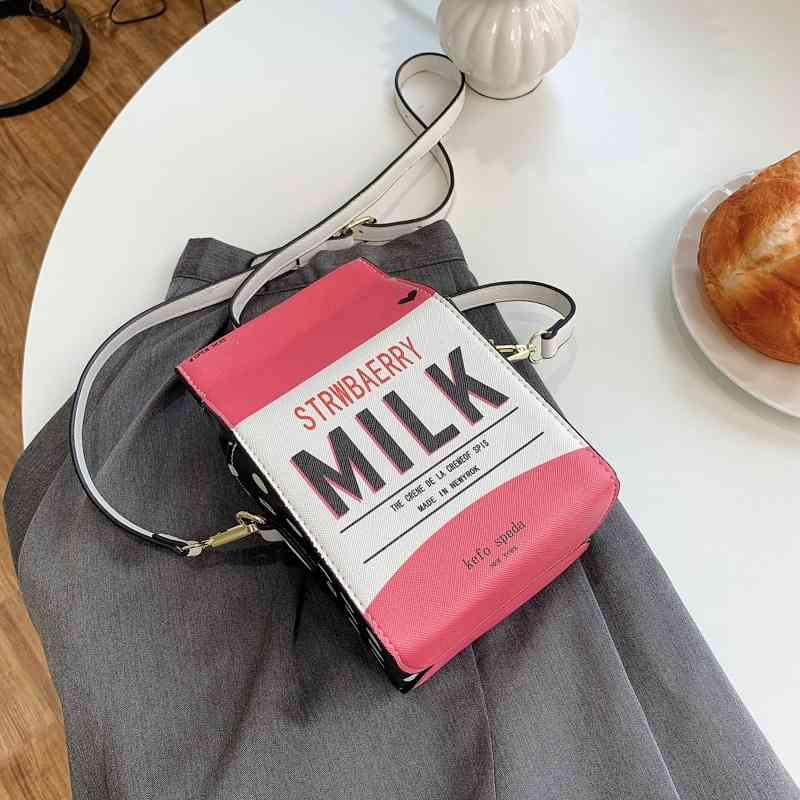 2021Personalized Mini Bag 2021 new milk Style Single Shoulder Messenger contrast color magnetic buckle leisure niche women's bag, Rose pink
2021Personalized Mini Bag 2021 new milk Style Single Shoulder Messenger contrast color magnetic buckle leisure niche women's bag, Rose pink