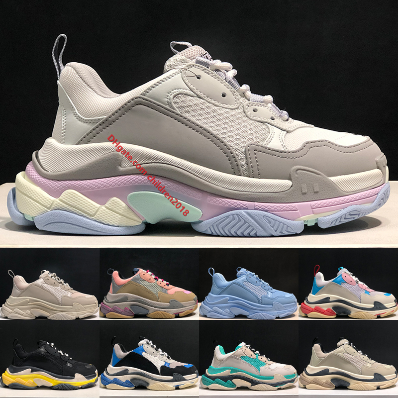 Fashion Triple S Sneakers For Mens Womens 2021 Design Casual Shoes Pastel Light Blue Beige Multicolor 6-Layer Thick Bottom Outdoor Size 36-45
Fashion Triple S Sneakers For Mens Womens 2021 Design Casual Shoes Pastel Light Blue Beige Multicolor 6-Layer Thick Bottom Outdoor Size 36-45