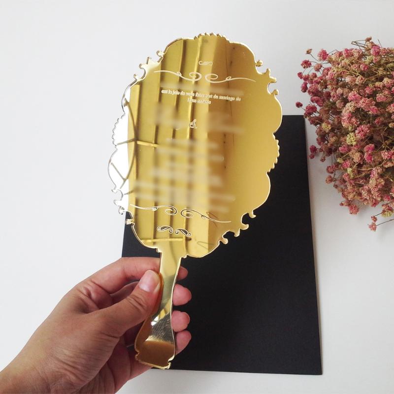 Greeting Cards 100pcs Per Lot Handheld Mirror Shape 123*238mm Laser Engraving Letters Golden Acrylic Wedding Invitation Card
Greeting Cards 100pcs Per Lot Handheld Mirror Shape 123*238mm Laser Engraving Letters Golden Acrylic Wedding Invitation Card