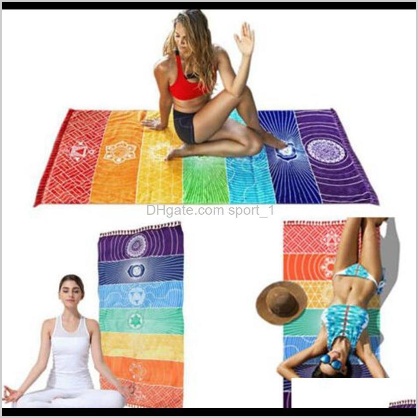 15075Cm Polyester Chakra Tapestry Yoga Rug Chakras Tassel Striped Floor Mat Sarongs Beach Wall Hanging Travel Shawl Kka7880N Or8Tx Tap Pihve
15075Cm Polyester Chakra Tapestry Yoga Rug Chakras Tassel Striped Floor Mat Sarongs Beach Wall Hanging Travel Shawl Kka7880N Or8Tx Tap Pihve
