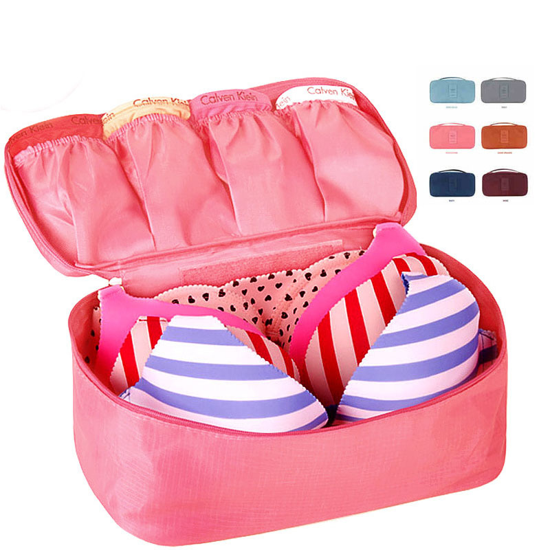 Moistureproof Nylon Save Space Waterproof Family Organizador Travel Accessories Storage Bags Socks Storage Underwear Bra Bag