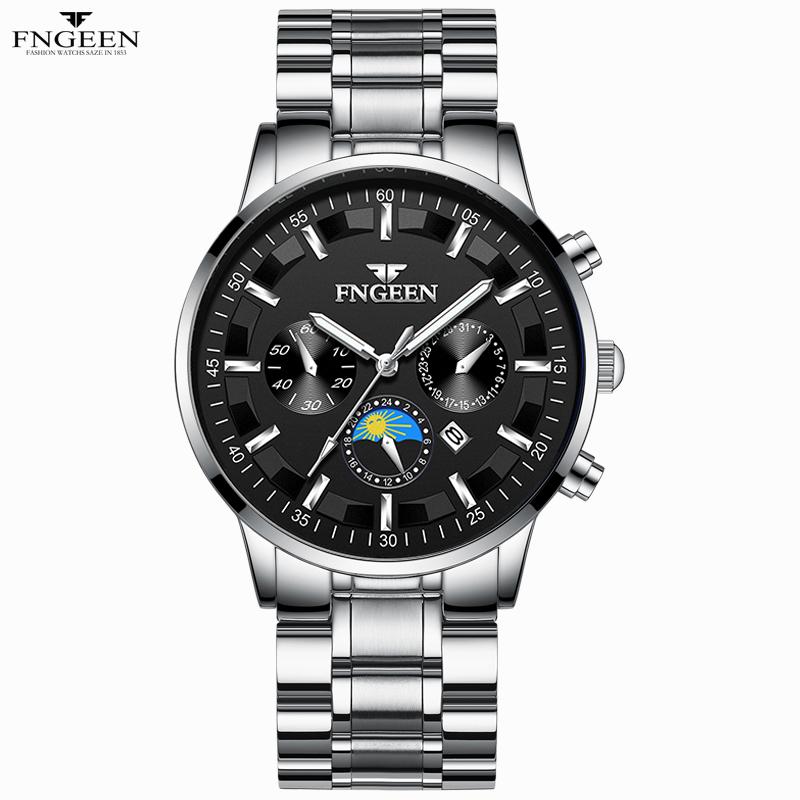 Wristwatches Quartz Watches Male FNGEEN Series Luxury Men Watch Business Fashion Waterproof Wirstwatch Clock Relogio Masculino, Leather1
Wristwatches Quartz Watches Male FNGEEN Series Luxury Men Watch Business Fashion Waterproof Wirstwatch Clock Relogio Masculino, Leather1