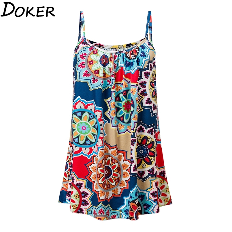 Summer Floral Print Long T Shirt Women O-neck Sexy Sleeveless Top Streetwear Womens Plus Size Fashions Tee Femme 210708, Color-23
Summer Floral Print Long T Shirt Women O-neck Sexy Sleeveless Top Streetwear Womens Plus Size Fashions Tee Femme 210708, Color-23