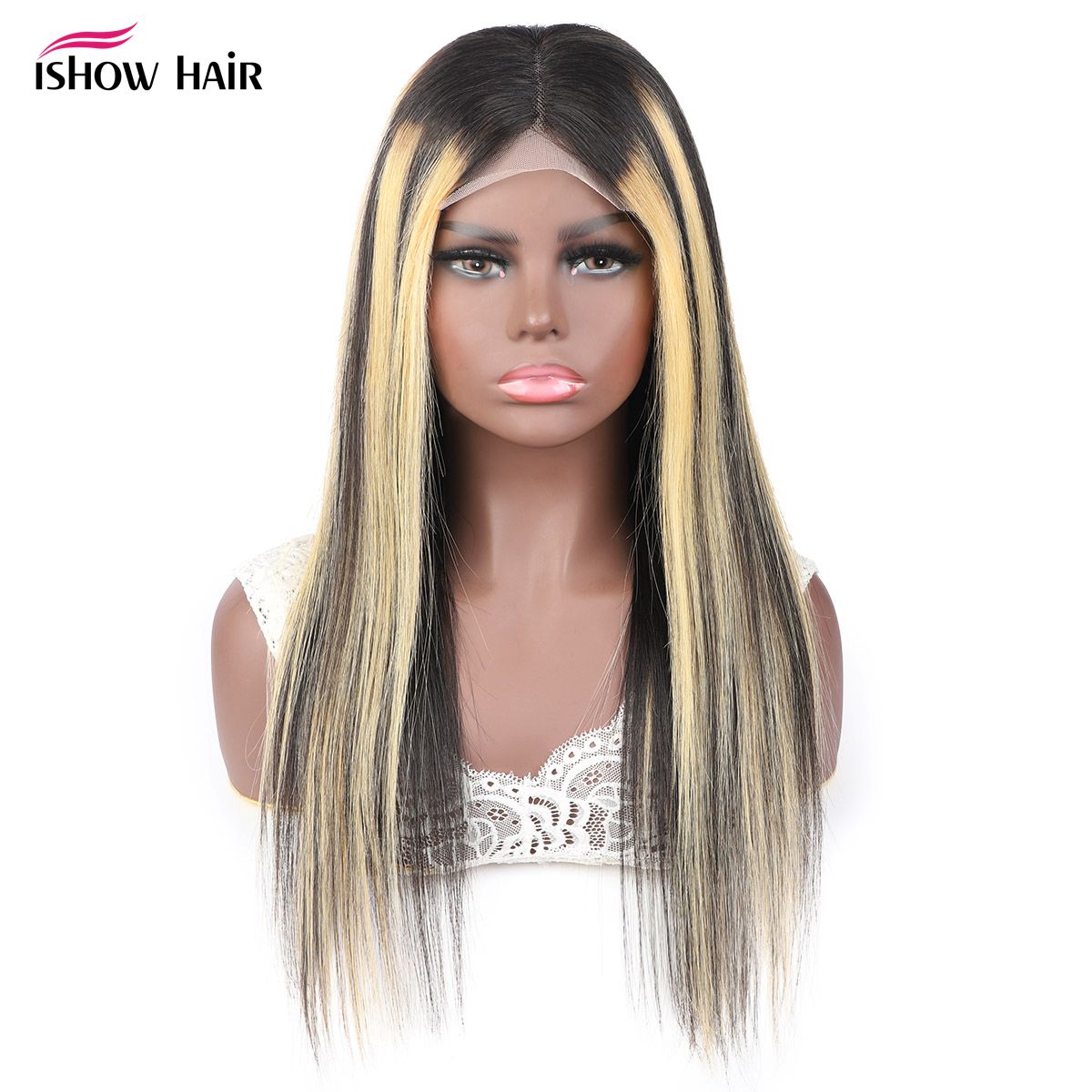 Ishow 13x4 Transparent Lace Front Wig 13x1 T Part Straight 1B/613 Ombre Natural Blonde Color Remy Pre Plucked Human Hair Wigs For Women 8-28inch, 13x1 lace part wig
Ishow 13x4 Transparent Lace Front Wig 13x1 T Part Straight 1B/613 Ombre Natural Blonde Color Remy Pre Plucked Human Hair Wigs For Women 8-28inch, 13x1 lace part wig