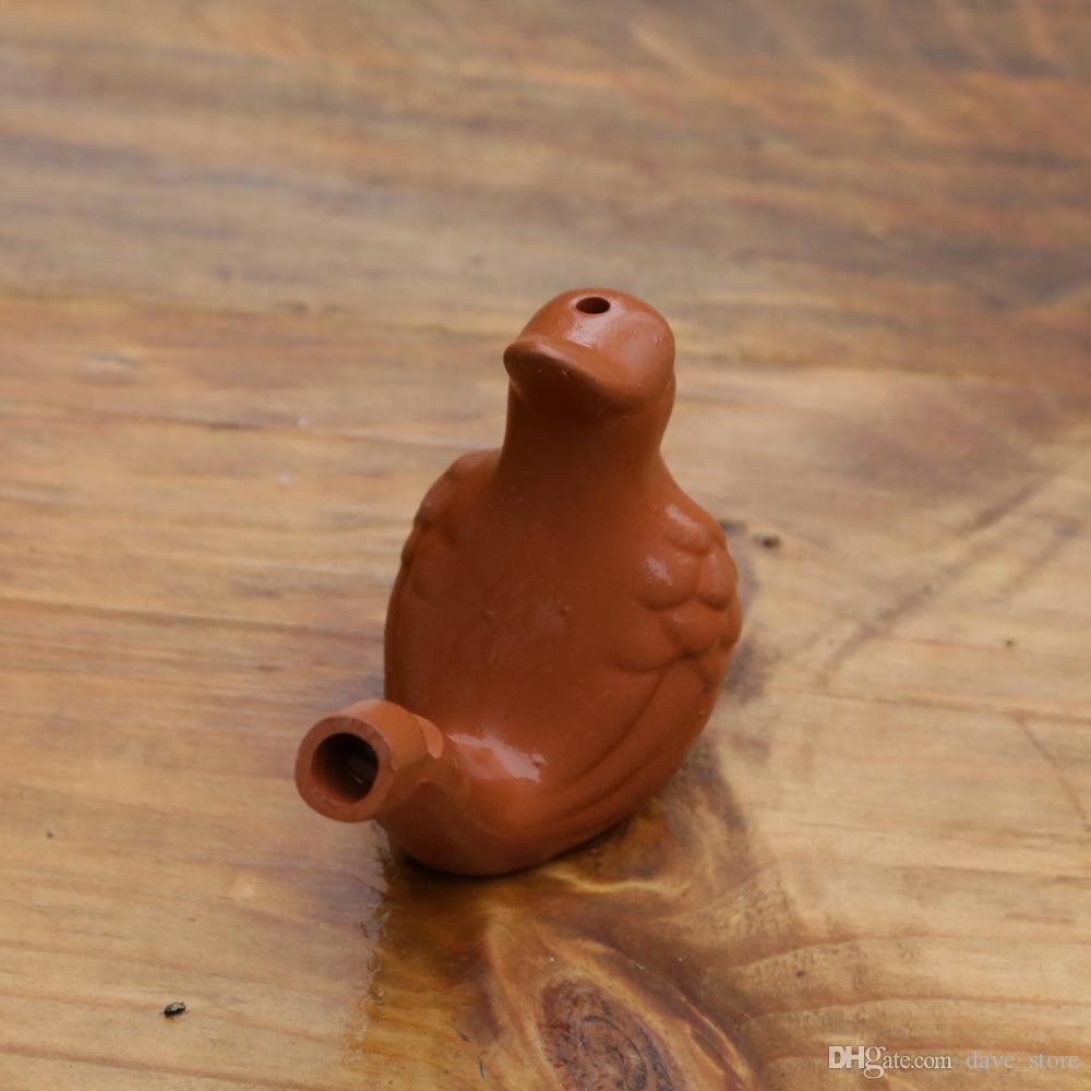 Ceramic Water Bird Novelty Items Whistle Cardinal Vintage Style Water Warbler With loop Educational Musical Instrument Christmas Birthday Gift