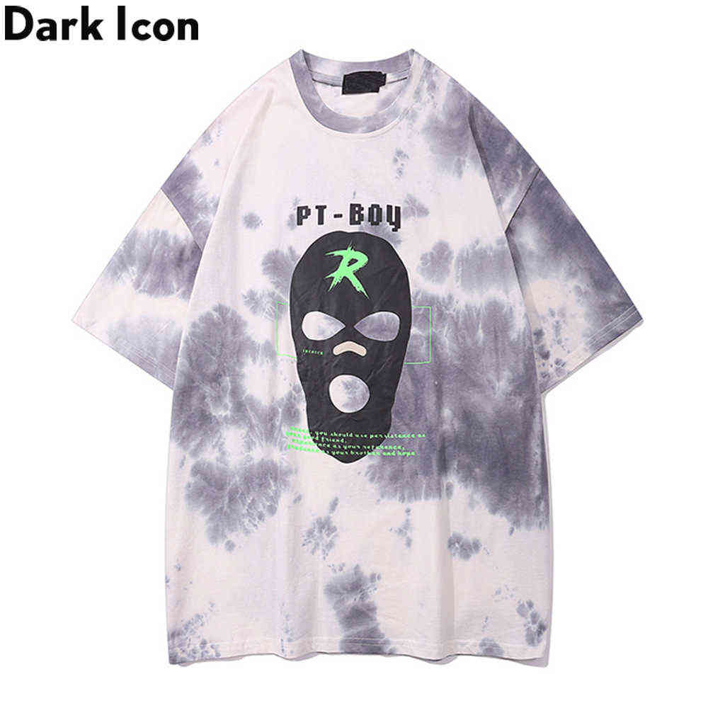 Mask Tie Dyeing Tee Shirts for Men Hip Hop T-shirt Men Women Summer Oversized Rock Men's Tshirts Short Sleeve Shirts 210603, Grey
Mask Tie Dyeing Tee Shirts for Men Hip Hop T-shirt Men Women Summer Oversized Rock Men's Tshirts Short Sleeve Shirts 210603, Grey