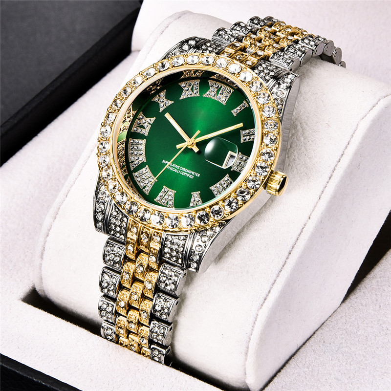 Hip Hop Diamond Luxury Brand watch s Gold Analog Quartz Movt Unique Men Iced Out Watch Man Relogio Masculino, Red
Hip Hop Diamond Luxury Brand watch s Gold Analog Quartz Movt Unique Men Iced Out Watch Man Relogio Masculino, Red