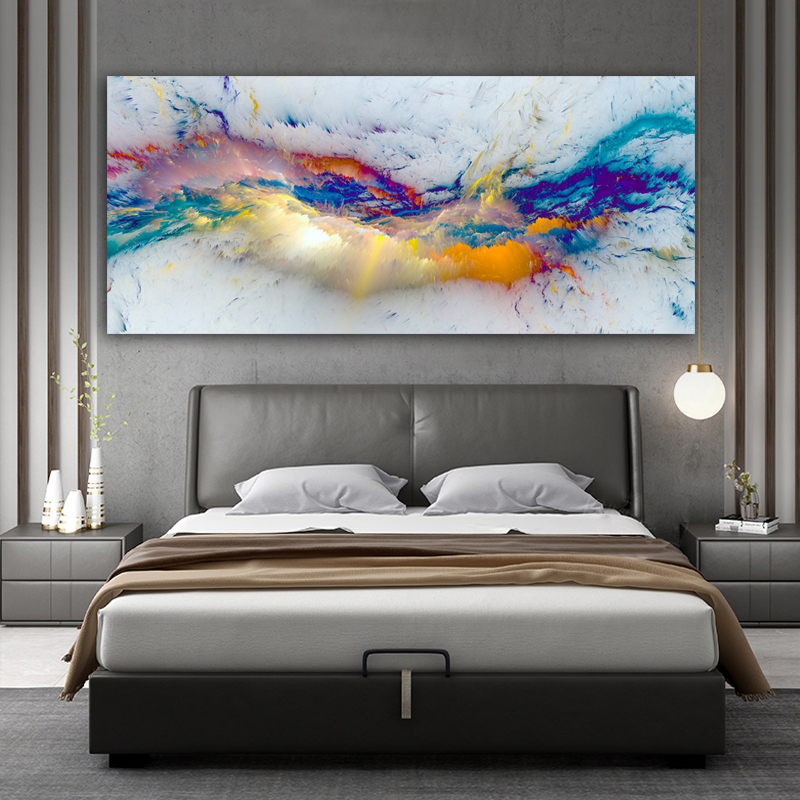 Abstract Colorful Clouds Poster Canvas Prints Modern Home Decor Canvas Painting Wall Art Picture For Living Room Bedside Cuadros