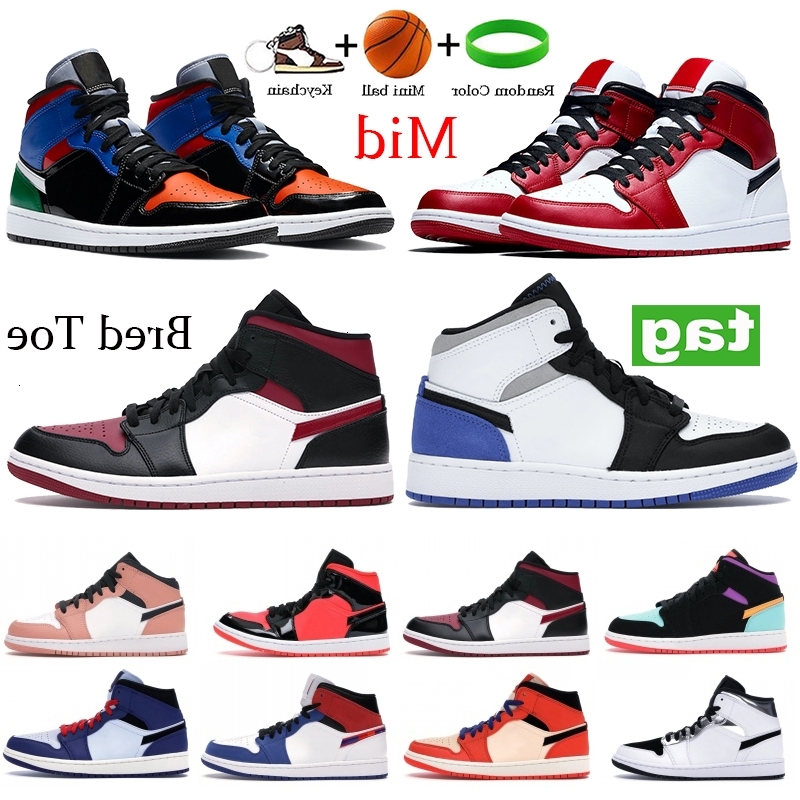 Top Quality 1 1s Mid Chicago bred Toe Basketball shoes multi patent Alternate Think 16 laser orange black Men Women Running Sneakers, C1- mid chicago toe
Top Quality 1 1s Mid Chicago bred Toe Basketball shoes multi patent Alternate Think 16 laser orange black Men Women Running Sneakers, C1- mid chicago toe
