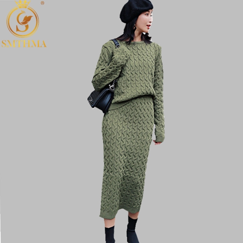 High Quality Elegance Korean Winter Warm Round Neck Loose Pullover Sweater+ women Two-Piece Skirt suit 210520, Photo color
High Quality Elegance Korean Winter Warm Round Neck Loose Pullover Sweater+ women Two-Piece Skirt suit 210520, Photo color