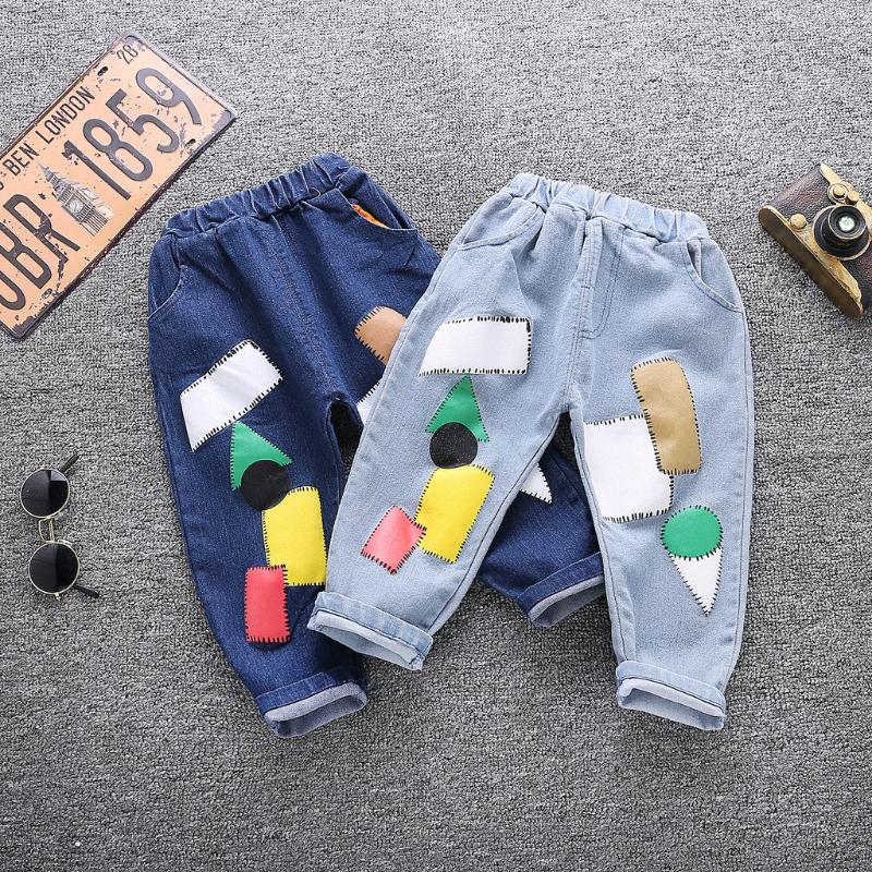 Jeans 1-4Years Infant Baby Girls Boys Kids Cartoon Denim Casual Pants Trousers Clothes Elastic WaistPatch Pattern For, Dark blue
Jeans 1-4Years Infant Baby Girls Boys Kids Cartoon Denim Casual Pants Trousers Clothes Elastic WaistPatch Pattern For, Dark blue