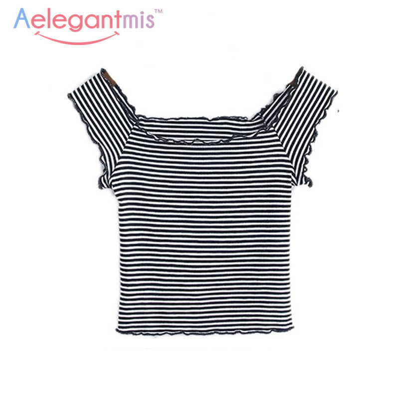 Aelegantmis Summer Striped Off Shoulder Top Women Stripes Short T-shirt Tees Ladies Slash Neck s Female Stretch Sexy 210607, White
Aelegantmis Summer Striped Off Shoulder Top Women Stripes Short T-shirt Tees Ladies Slash Neck s Female Stretch Sexy 210607, White