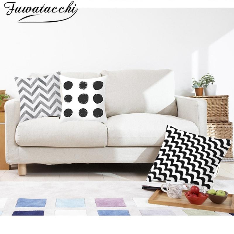 Pillow Case Fuwatacchi White And Black Striped Wove Geometric Pattern Cushion Cover For Home Sofa Chair Decorative Pillowcases
Pillow Case Fuwatacchi White And Black Striped Wove Geometric Pattern Cushion Cover For Home Sofa Chair Decorative Pillowcases