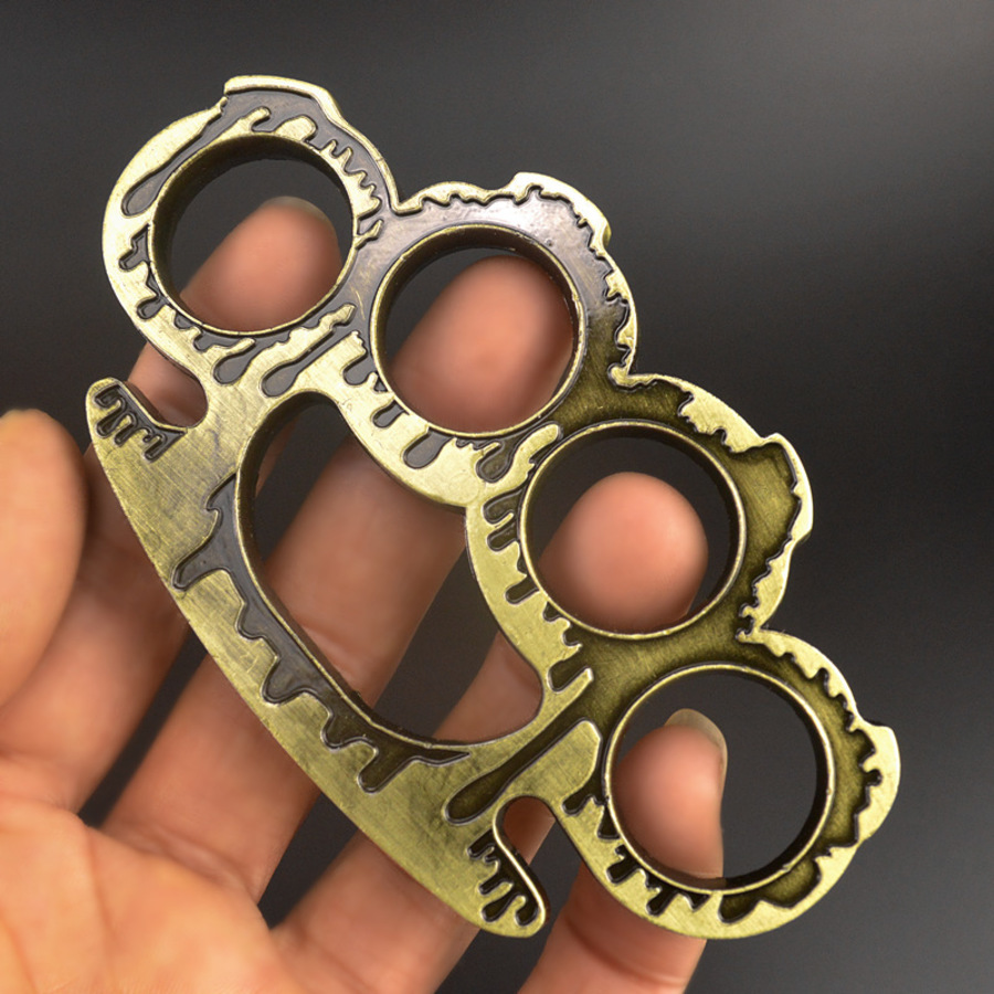 Iron Defensive Weapon Four Martial Arts Clasp Fire God Finger Tiger Metal Knuckle Copper Ring Hand Brace GYKF
Iron Defensive Weapon Four Martial Arts Clasp Fire God Finger Tiger Metal Knuckle Copper Ring Hand Brace GYKF