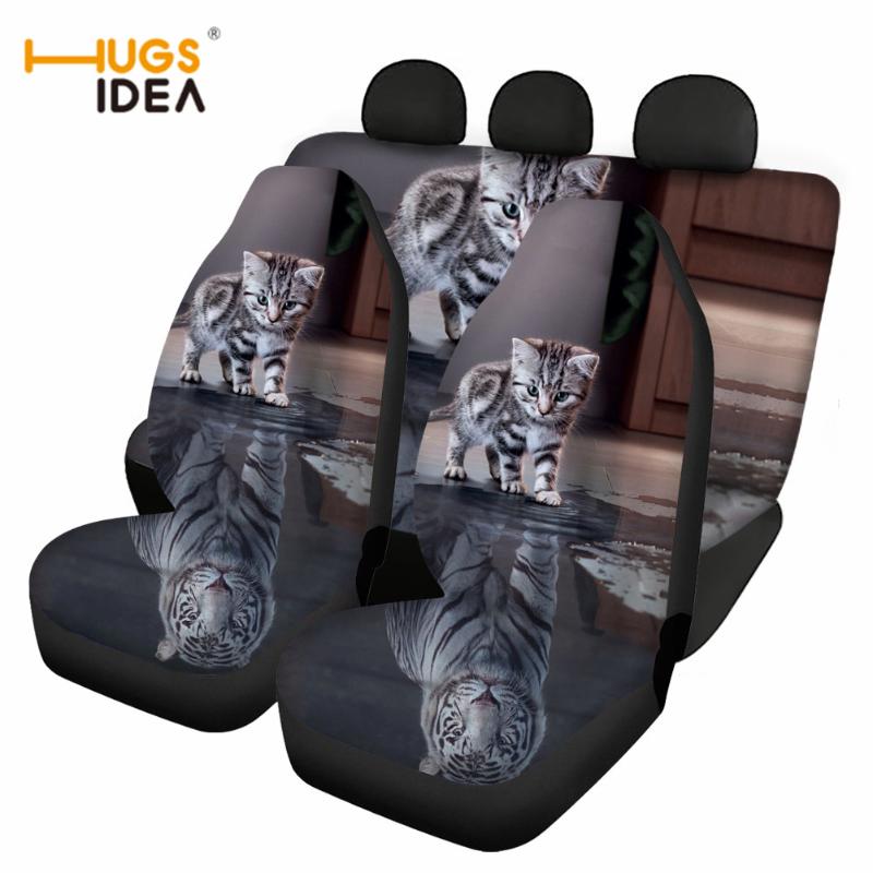 Cat Reflection Tiger Print Car Accessories Front And Back Vehicle Seat Covers 3D Animal Anti-Slip Full Set Protector Chair
Cat Reflection Tiger Print Car Accessories Front And Back Vehicle Seat Covers 3D Animal Anti-Slip Full Set Protector Chair