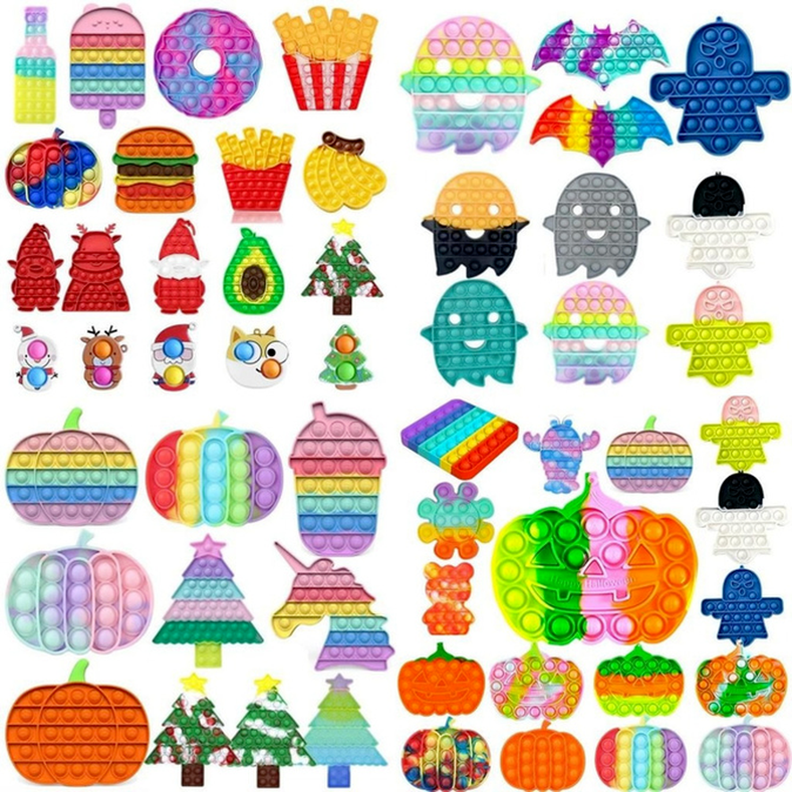 wholesale price DHL Tiktok Christmas Halloween Party Favor Gifts Rainbow Fidget Toy Sensory Push Bubble Anxiety Stress Reliever for Office Students 1
wholesale price DHL Tiktok Christmas Halloween Party Favor Gifts Rainbow Fidget Toy Sensory Push Bubble Anxiety Stress Reliever for Office Students 1