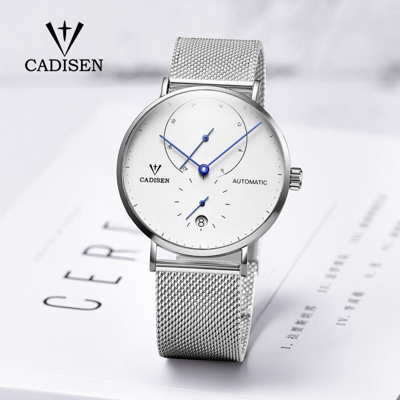 Wristwatches CADISEN Men's Automatic Mechanical Watches Casual Sports 50M Waterproof Steel Men WristWatch Relogio Masculino 202, Black
Wristwatches CADISEN Men's Automatic Mechanical Watches Casual Sports 50M Waterproof Steel Men WristWatch Relogio Masculino 202, Black
