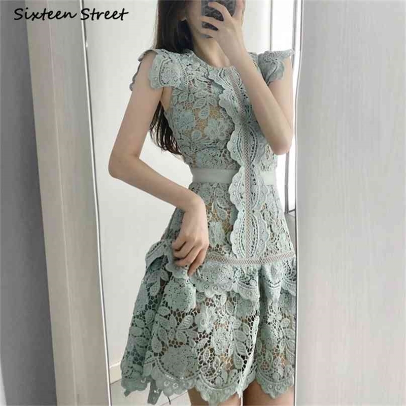 Sleeveless Summer Dress for Woman O-neck High Waist Clothing es Lace Hollow Out Party Mini Female Vestido 210603, Brown
Sleeveless Summer Dress for Woman O-neck High Waist Clothing es Lace Hollow Out Party Mini Female Vestido 210603, Brown