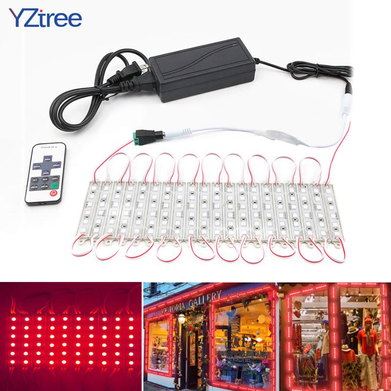 Super Bright SMD 5054 LED Module Light 6LEDs DC12V Waterproof Store Window Lights Advertisement Lamps (Red) Modules
Super Bright SMD 5054 LED Module Light 6LEDs DC12V Waterproof Store Window Lights Advertisement Lamps (Red) Modules