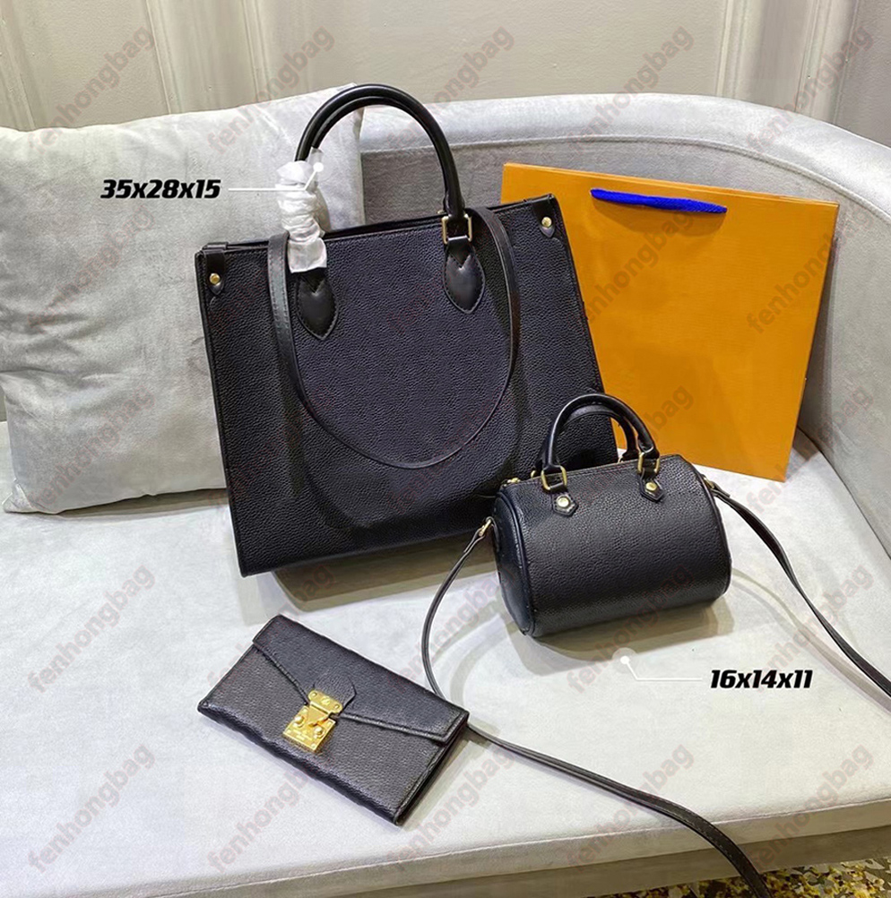 Designer Fashion woman Shoulder Bags Three-piece Totes Handbag Genuine Leather Classic pattern Design Super Large Capacity High Quality Gifts 083, Dustbag
Designer Fashion woman Shoulder Bags Three-piece Totes Handbag Genuine Leather Classic pattern Design Super Large Capacity High Quality Gifts 083, Dustbag
