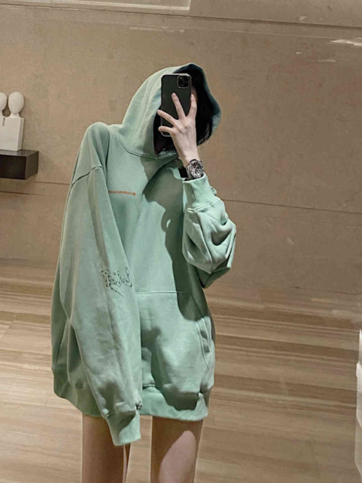 Fashion brand chromee heart crosin cross Sanskrit mint green sweater men' and women' Hooded Jacket
Fashion brand chromee heart crosin cross Sanskrit mint green sweater men' and women' Hooded Jacket