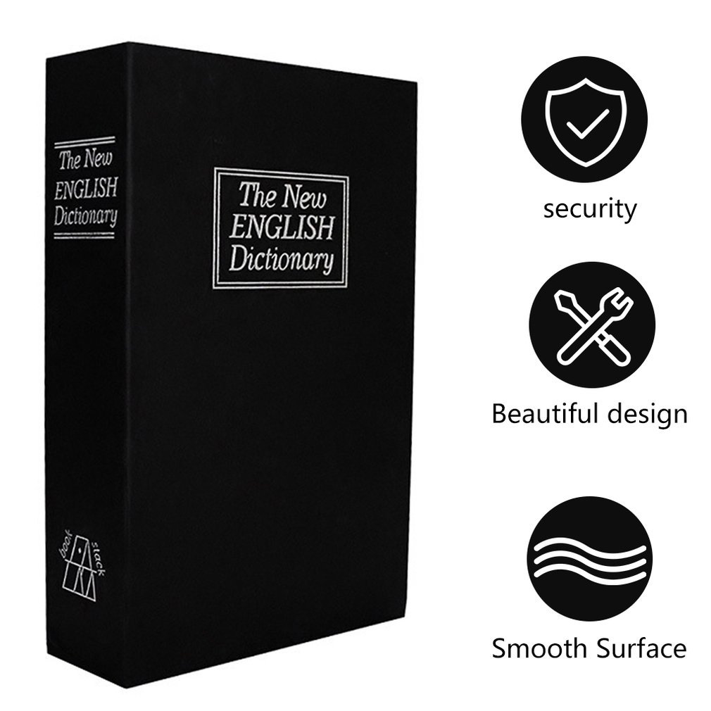 Novelty English Dictionary Form Key Spaarpot Safe Money Cash Coins Saving Box Kid Child Birthday present