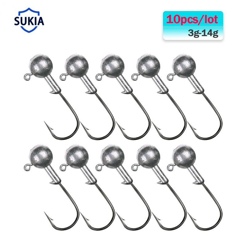 10Pcs Lead Jig Head Fishing Hooks 3g-14g Lure Clamp Hard Baits Barbed Hook Wobbler Carp Tackle
10Pcs Lead Jig Head Fishing Hooks 3g-14g Lure Clamp Hard Baits Barbed Hook Wobbler Carp Tackle