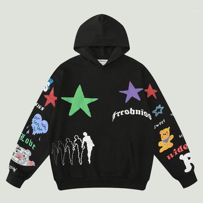 Men's Hoodies & Sweatshirts Hoodie Sweatshirt Star Letter Painting Printed Pullover Unisex Harajuku Hip Hop Streetwear Cotton Casual Loose H, Black
Men's Hoodies & Sweatshirts Hoodie Sweatshirt Star Letter Painting Printed Pullover Unisex Harajuku Hip Hop Streetwear Cotton Casual Loose H, Black