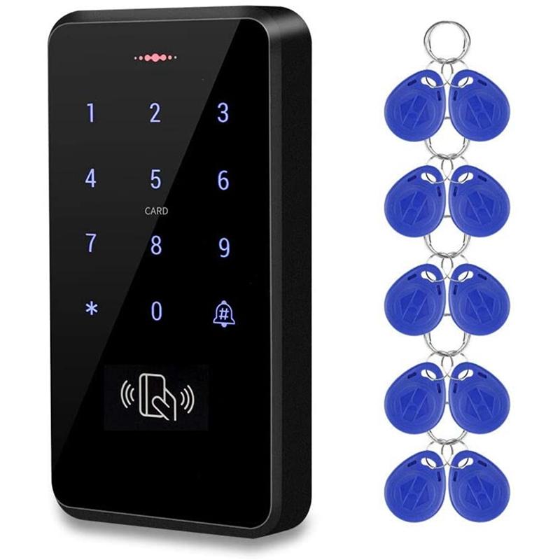 Keychains IP68 Imperméable Card RFID Porte Accessible à rétroéclairage Clé 3000 Utilisateur 125kHz Tokens Tamper-alarme