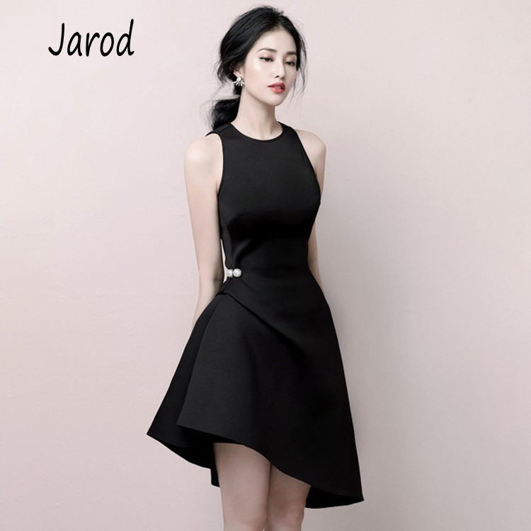 Runway Summer Irregular Black Dress Fashion Women Beading Sleeveless Party Dress Chic Female OL Slim Short Dress 210518
Runway Summer Irregular Black Dress Fashion Women Beading Sleeveless Party Dress Chic Female OL Slim Short Dress 210518