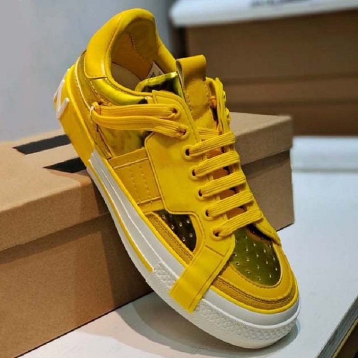Fashion Top Quality Designer shoes real leather Handmade Multicolor Gradient Technical sneakers women famous shoe Trainers by 1978 011, #4
Fashion Top Quality Designer shoes real leather Handmade Multicolor Gradient Technical sneakers women famous shoe Trainers by 1978 011, #4