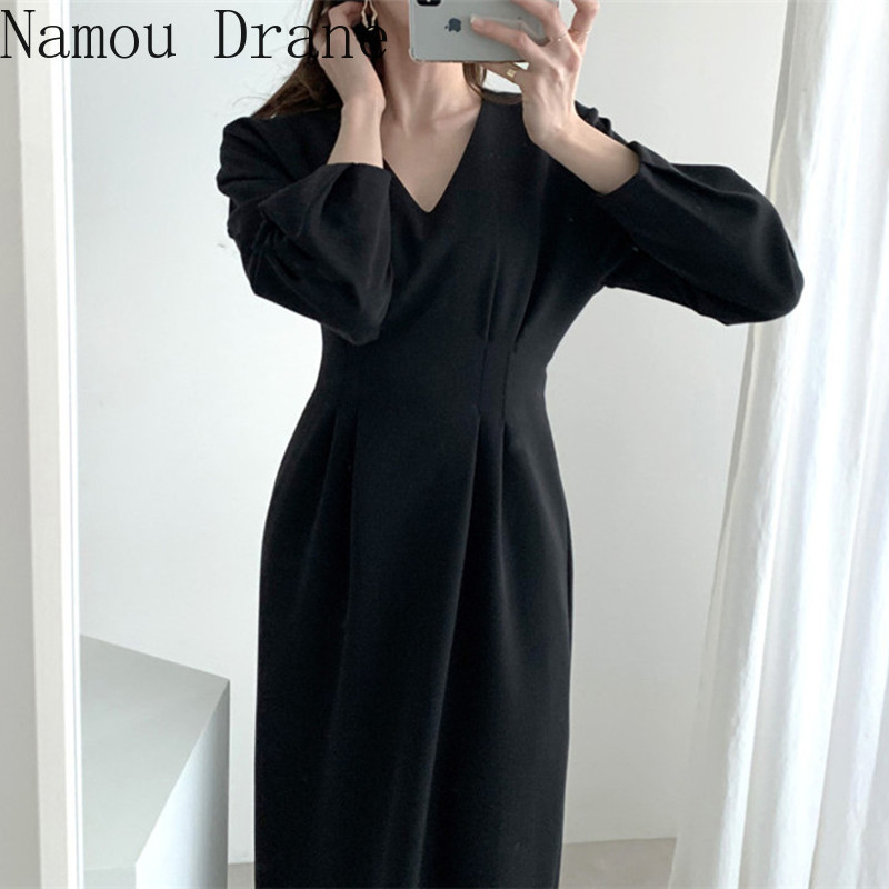 Autumn Winter Woman Sexy Long Dress Korean Style A-line Office Lady Work Dresses Elegant Casual Party Vestidos 210429, Beige
Autumn Winter Woman Sexy Long Dress Korean Style A-line Office Lady Work Dresses Elegant Casual Party Vestidos 210429, Beige