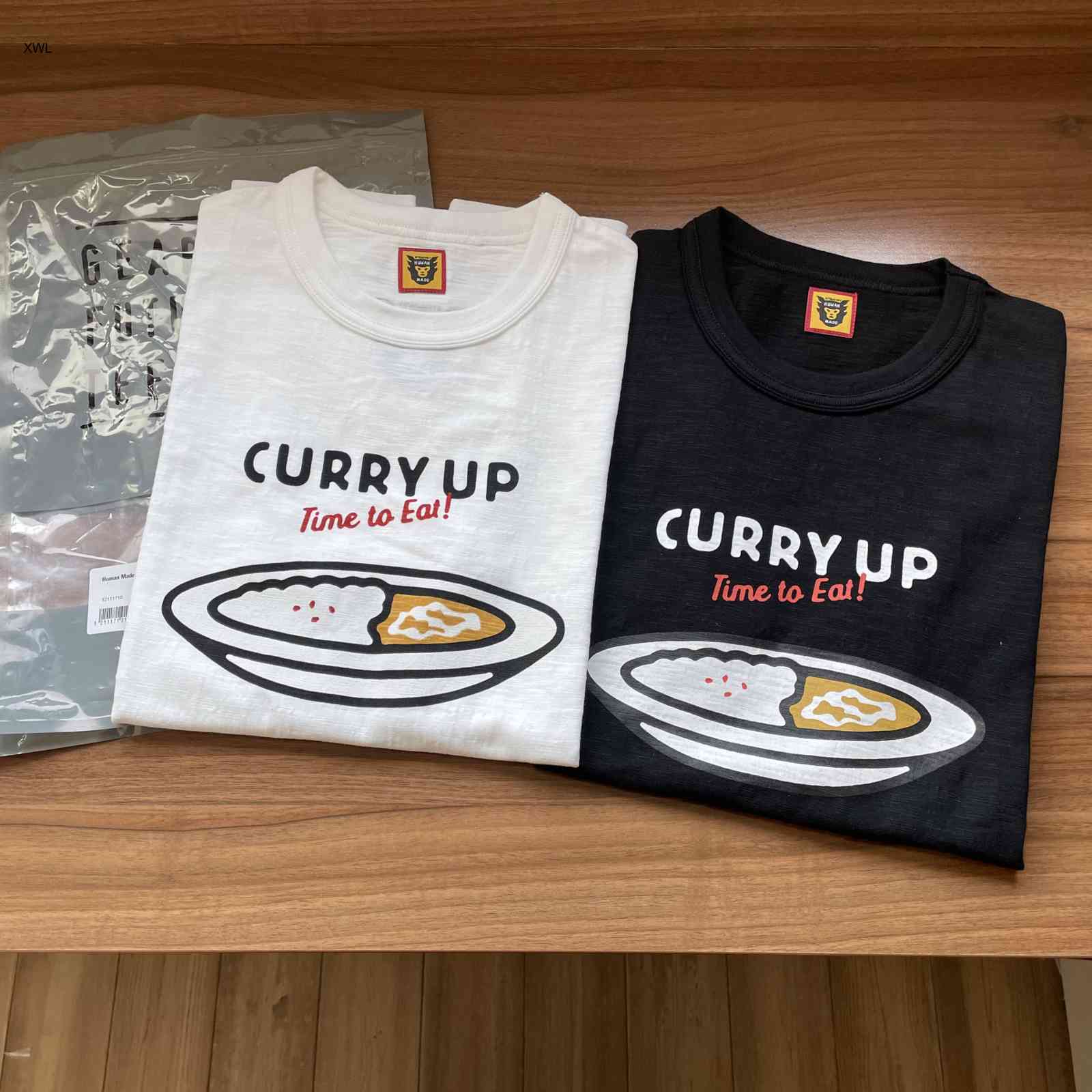 Correct version of Nigo human made curry rice men and women cylinder slubby cotton lovers Short Sleeve Tee Shirt, White;black
Correct version of Nigo human made curry rice men and women cylinder slubby cotton lovers Short Sleeve Tee Shirt, White;black
