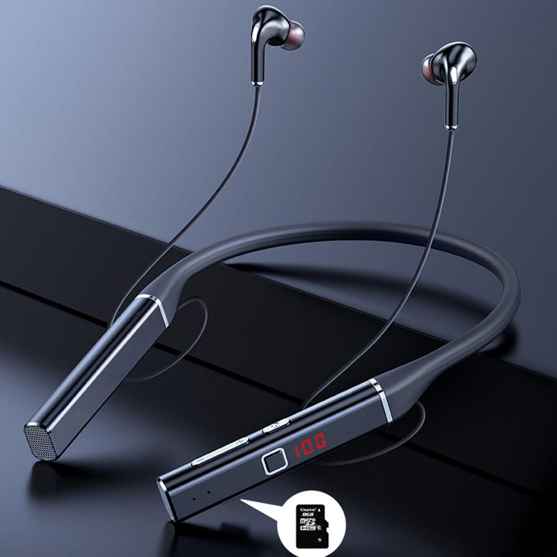 Headphones & Earphones Bluetooth Headphone Bass Wireless With Mic Stereo Neckband Sport Headset TF Card LED Battery Display
Headphones & Earphones Bluetooth Headphone Bass Wireless With Mic Stereo Neckband Sport Headset TF Card LED Battery Display