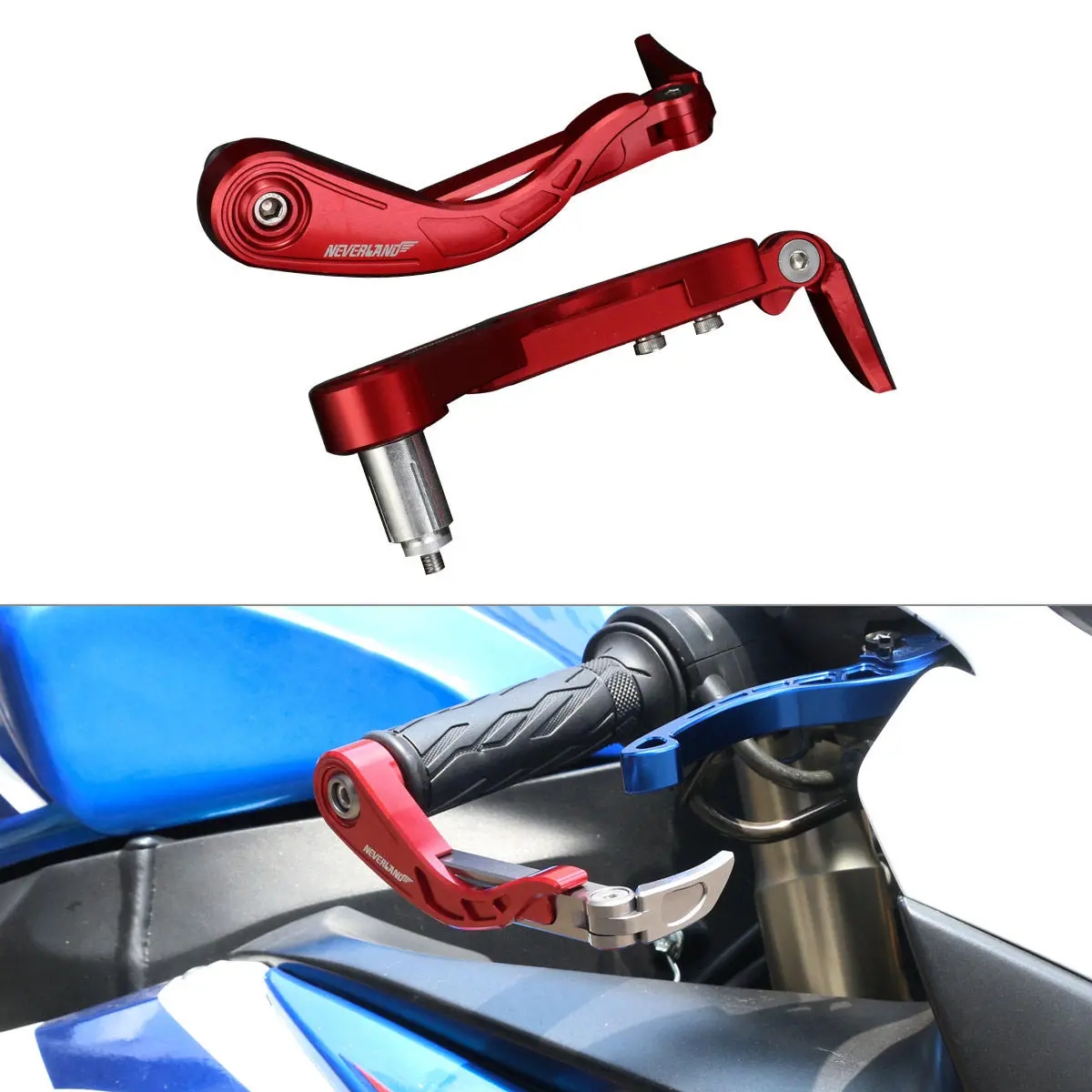 NEVERLAND 22mm 7/8inch CNC Adjustable 3D Lever Handlebar Guard Protector Brake Clutch For Honda/Suzuki/Yamaha/Kawasaki
NEVERLAND 22mm 7/8inch CNC Adjustable 3D Lever Handlebar Guard Protector Brake Clutch For Honda/Suzuki/Yamaha/Kawasaki